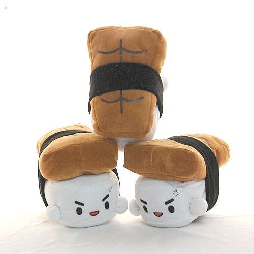 JAPAN SUSHI PILLOW VARIOUS FOOD CUSHION TOY PLUSH DOLL / FREE SHIP / X 