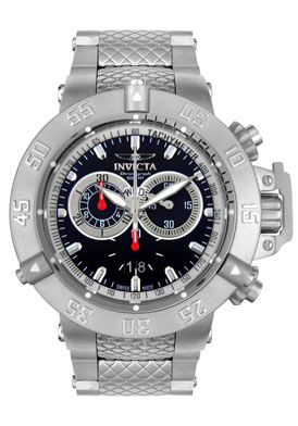 Invicta Mens 4572 Subaqua Noma III Black Dial Chronograph Stainless 