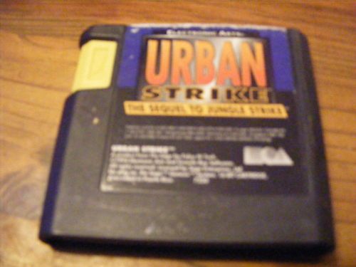 SEGA GENESIS GAME URBAN STRIKE SEQUEL TO JUNGLE STRIKE  