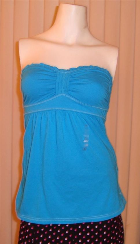 NWT Abercrombie Womens Strapless Top Shirt Size S  