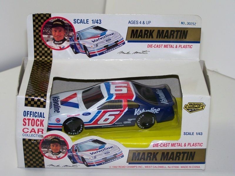 1992 Road Champs Mark Martin 1/43 Official Stock Car  