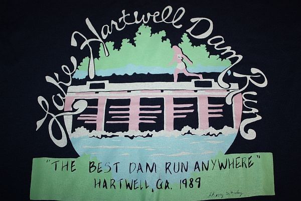 NOS * M vtg 80s 1989 LAKE HARTWELL GEORGIA shirt  