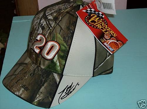 BRAND NEW # 20 TONY STEWART ADULT NASCAR CAP 7 81317 94911 3  