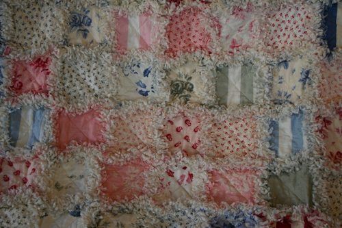 CABBAGES & ROSES** Sampler Rag Quilt by dhackney30  