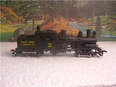 HO STEAM ENGINE HEISLER W. S. L. CO 2 TRUCK LATESTED UPDATED DRIVE 