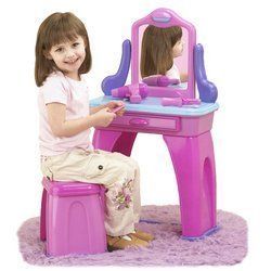 KIDS, MY VERY OWN VANITY, DRESSER, SEAT, & PLAY ACCESSORIES,2+, NEW 