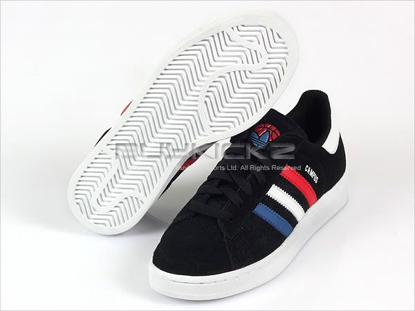 Adidas Campus II Black/White Classic 2011 Suede Sports Heritage Unisex 