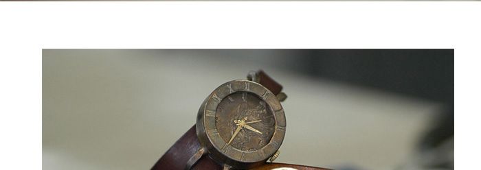   Korea hot SteamPunk handmade wrist watch MAGOT1 double band  