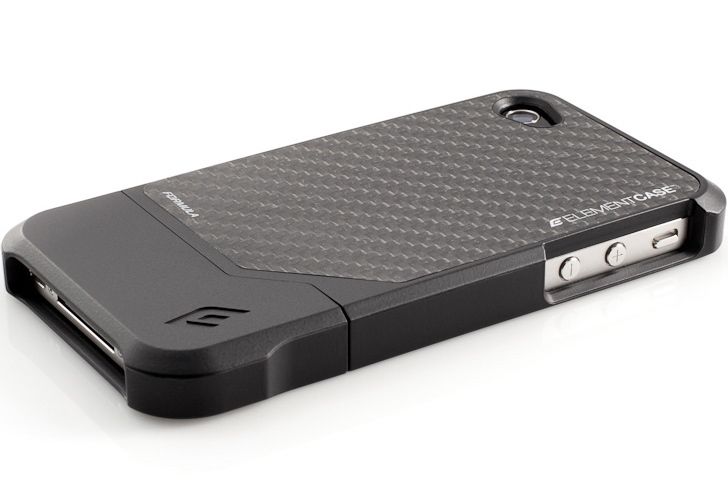 Element Formula 4 iPhone 4 and 4S Case   Black with Black Carbon Fiber 