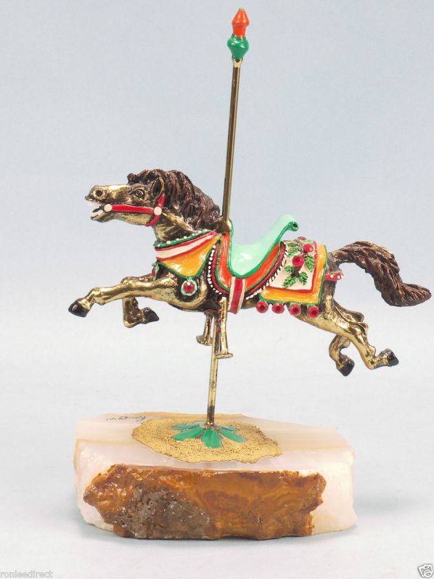 RUNNING CAROUSEL HORSE FACTORY DIRECT FROM RON LEE  