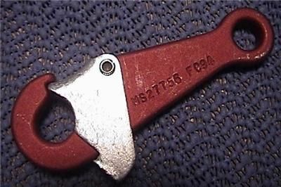 US MILITARY SNAP HOOK, PARACHUTE LANYARD   MS27756 NOS  