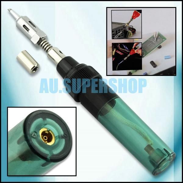 Pen Shape Cordless Butane Gas Soldering Iron + 1 Tip  