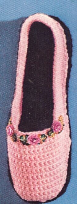 Slippers Soft Shoes Flats Hospital Crochet PATTERN  