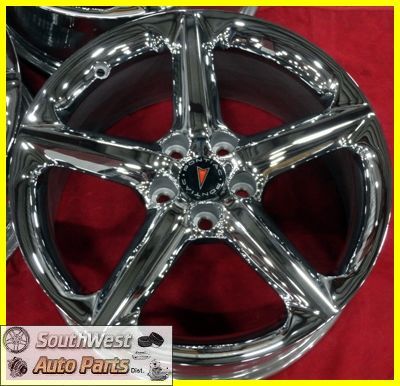   08 09 PONTIAC SOLSTICE SATURN SKY 18 CHROME T/O WHEELS OEM RIMS 7046