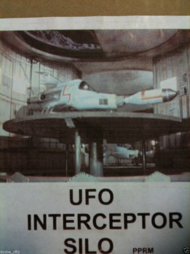 UFO Silo resin kit for displaying Konami Interceptor Gerry Anderson 