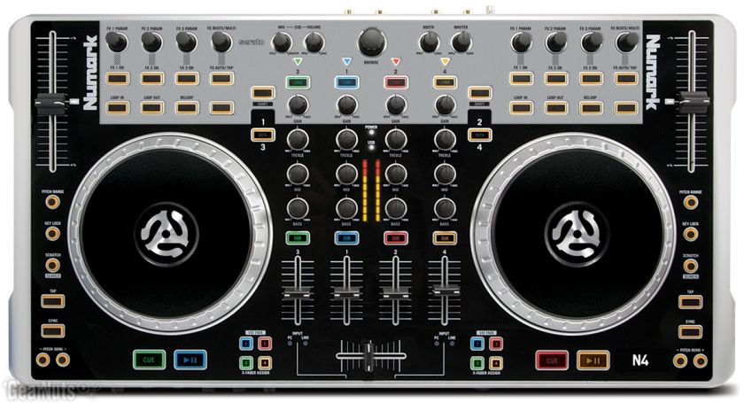 Numark N4 (4 Deck DJ Mixer/Controller)  