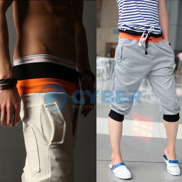 Mens Fashion Casual Sport Rope Short Pants Trousers  