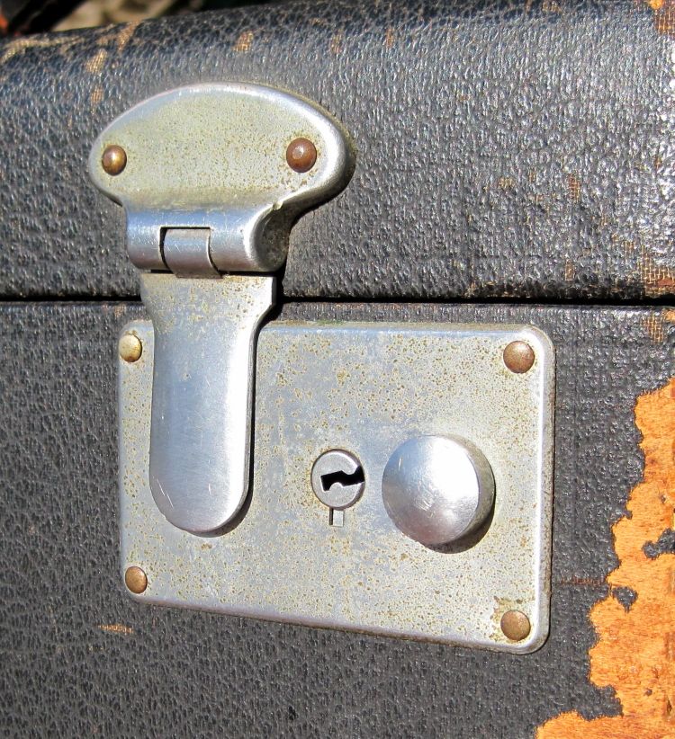 Jeff cleaned one latch and lock a little bit to give you an idea of 