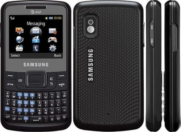 New Samsung SGH A177 AT&T Qwerty Black Unlocked Cell Phone 