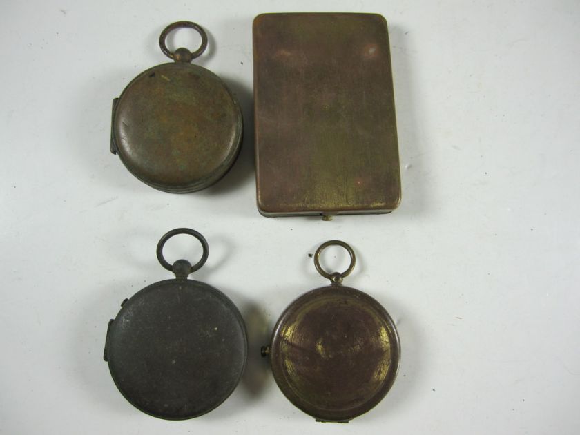 4pc Lot Vintage US Compasses   Compass   Various **  