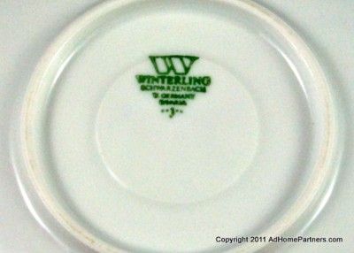   Tea Cup With Saucer Winterling Schwarzenbach Made In Bavaria  