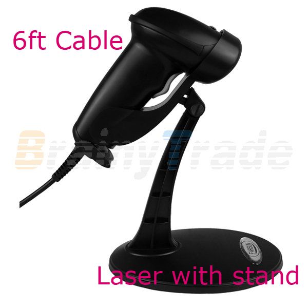   Thermal Dot Receipt Printer&Laser Auto USB Barcode Scanner Set  