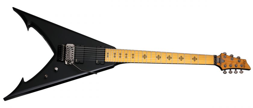 Schecter Jeff Loomis JLV 7 FR SBK Satin Black JLV7  