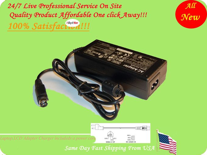 15V AC Adapter Power For LG RU 17LZ50 RT 17LZ50 LCD TV  