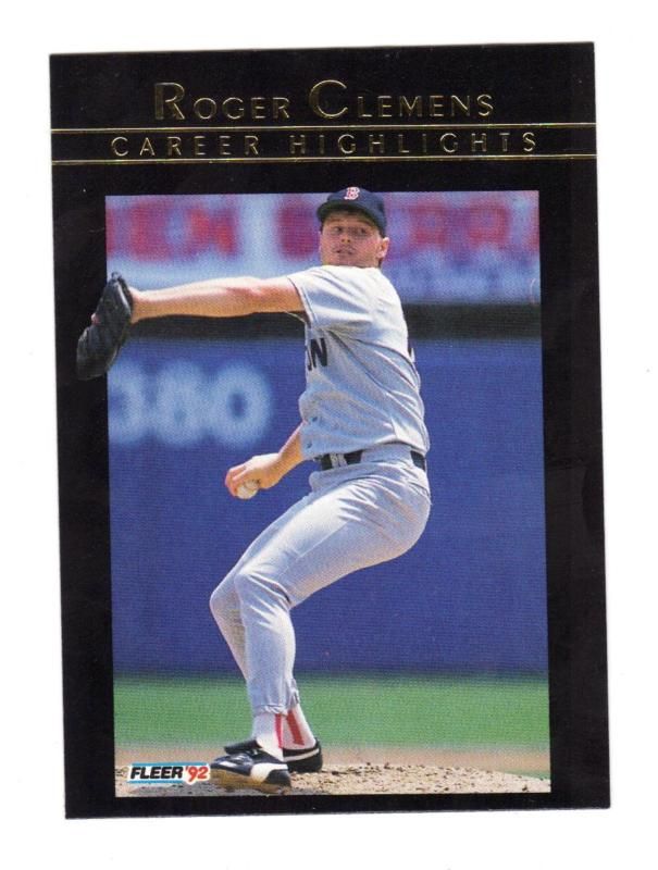 ROGER CLEMENS 1992 FLEER ROGER CLEMENS #10  