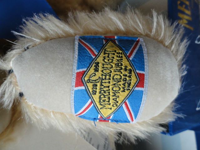 MERRYTHOUGHT Bear Diamond Jubilee 1930 1990 Limited Edition #678/2500 