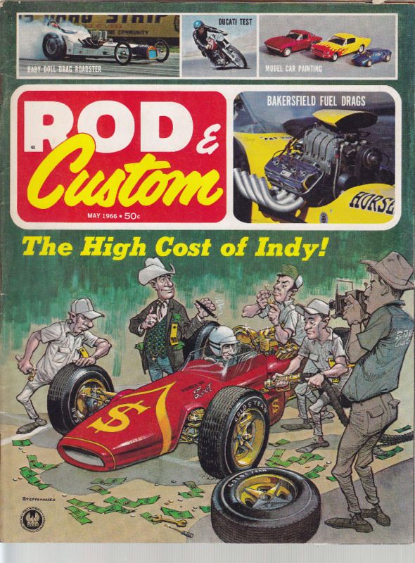 Rod & Custom, 5/66, Ducati Mk. II Diana, Mini Bikes  