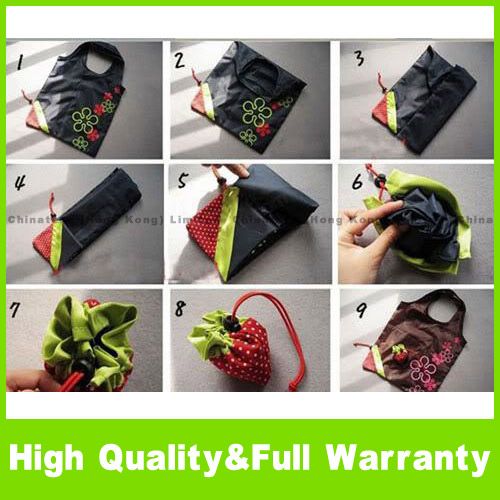 Strawberry Reusable Shopping Bag Tote Bag Foldable Bag  