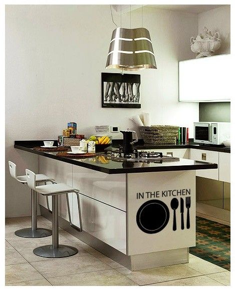 Kitchen Graphic Adhesive WALL STICKER Removable Decal  