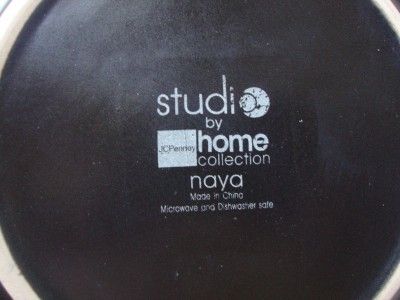 JC Penney Studio Home Collection Naya Dinner Plate (s)  