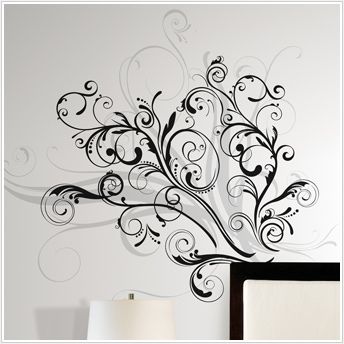 Forever Twined Peel & Stick Giant Wall Decals  