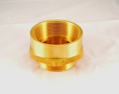 Fire Hydrant Brass Adapter 2 FPT(F) x 2 1/2 NST(M)  
