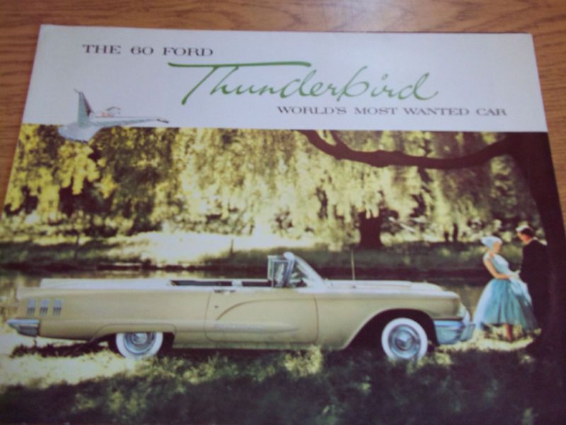 1960 Ford Thunderbird dealer brochure  