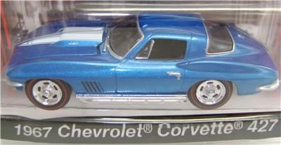 CHEVY CORVETTE 1967 MUSCLE CAR GARAGE GREENLIGHT 164  