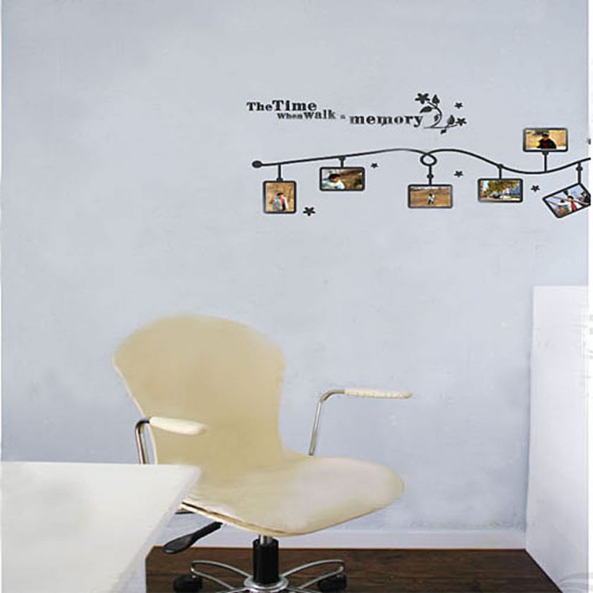 New Time Memory DIY Wall Art Sticker Home Decal Mural PVC Stickers 