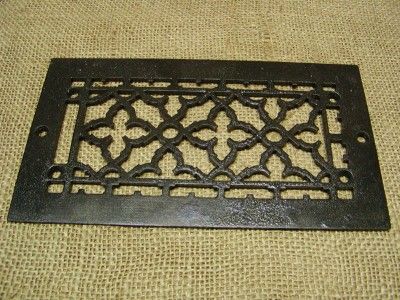 Vintage Cast Iron Register Grate  Antique Old Hardware  