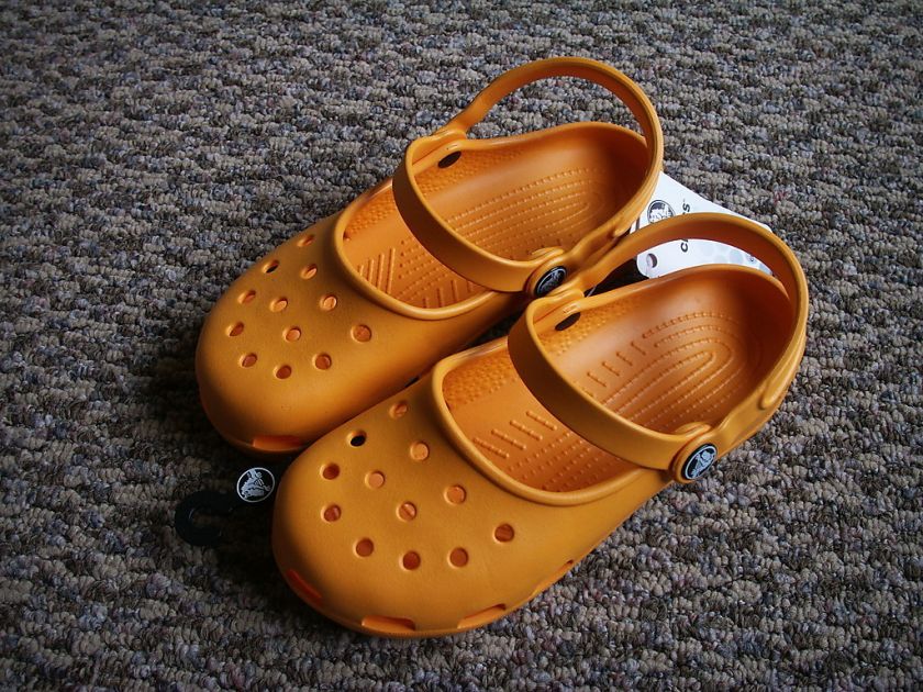 Crocs Womens Girls Boys Mary Jane Mango   