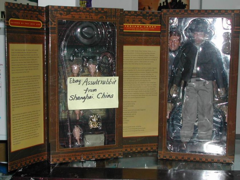 SIDESHOW Raiders of Lost Ark Indiana Jones 12 MIB  