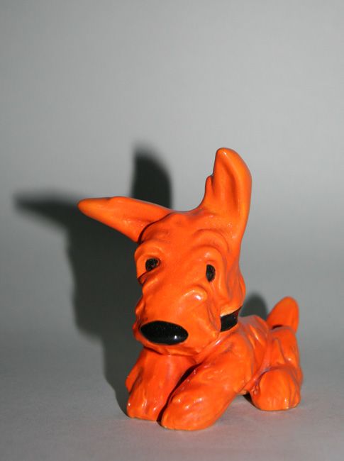 GOLDSCHEIDER IDA MEISINGER DESIGN RED FOX TERRIER 1940  