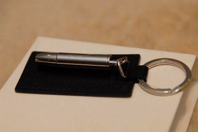 ST DUPONT 007 JAMES BOND LEATHER KEYCHAIN BULLET  