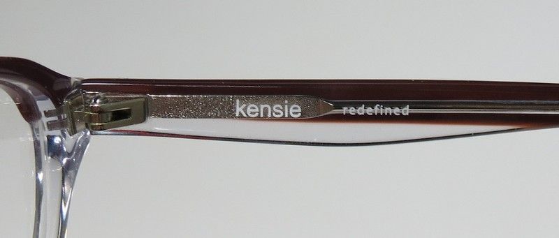 NEW KENSIE REDEFINED 52 17 135 BROWN/CLEAR EYEGLASSES/GLASSES/FRAMES 