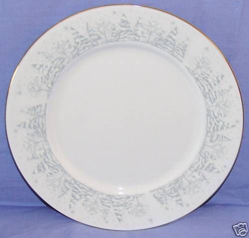 LYNNS CHINA PINES DINNER PLATE(S) TREES WINTER SNOW  