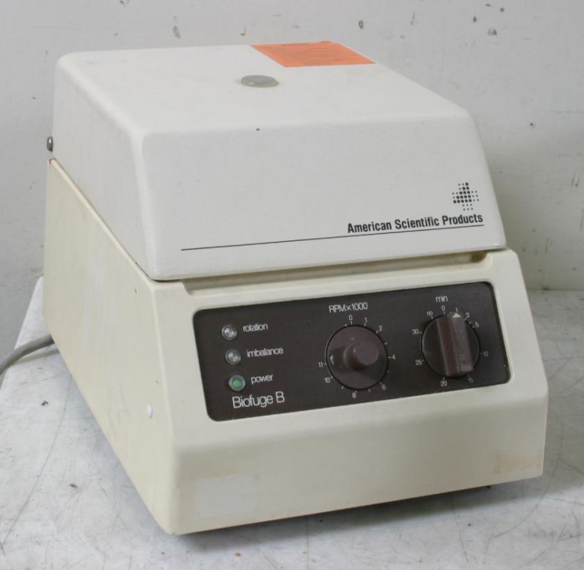 ASP Heraeus Biofuge B Centrifuge with Rotor  