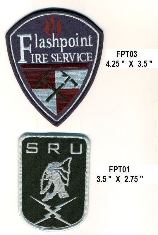 FLASHPOINT T.V. SHOW PATCH SET   FPT01/03  