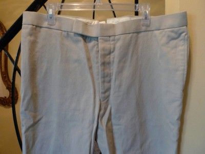 THOM BROWNE Khaki Pants Trouser Cotton Twill sz 4 NWT  