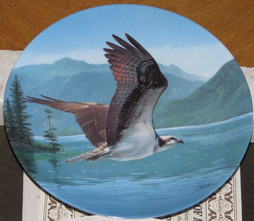 Majestic Birds of Prey Daniel Smith Plate 1988 Knowles  